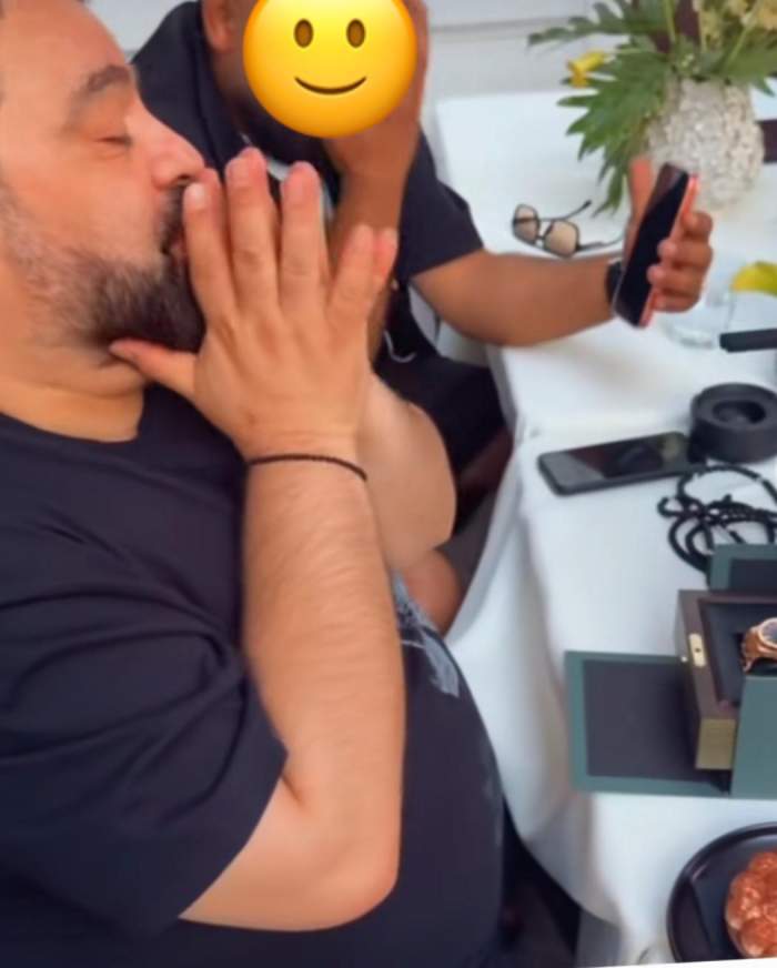 Florin Salam, la masă