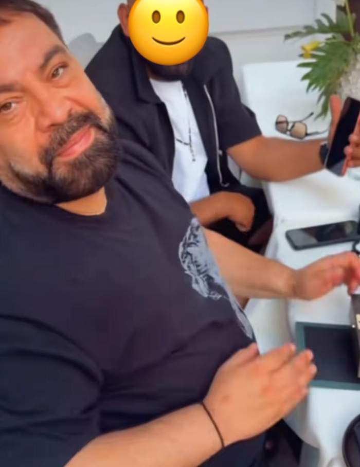 Florin Salam, la masă
