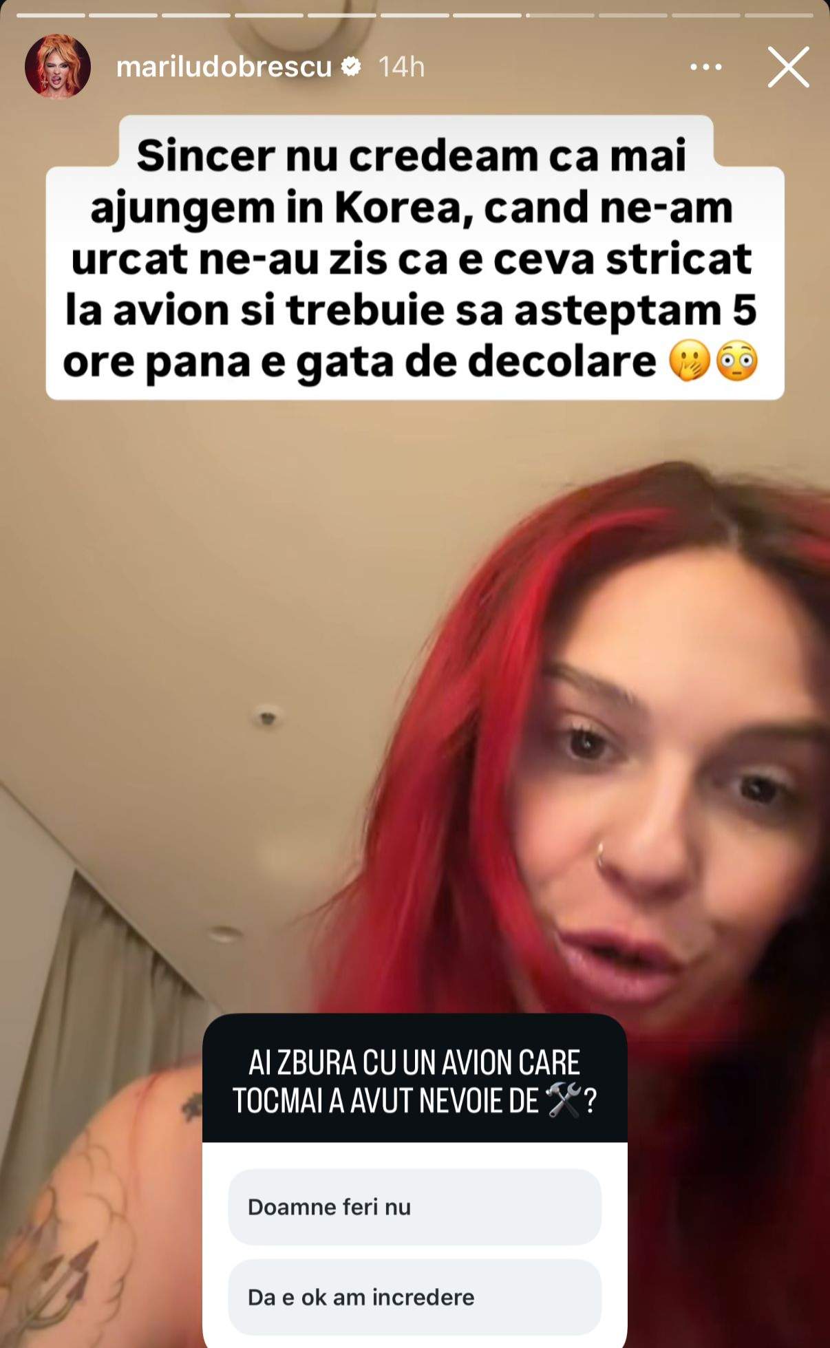 Marilu Dobrescu, pe Instagram