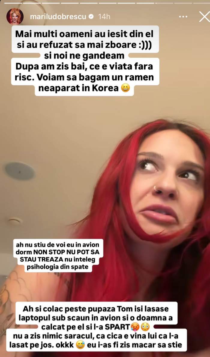 Declarațiile lui Marilu Dobrescu