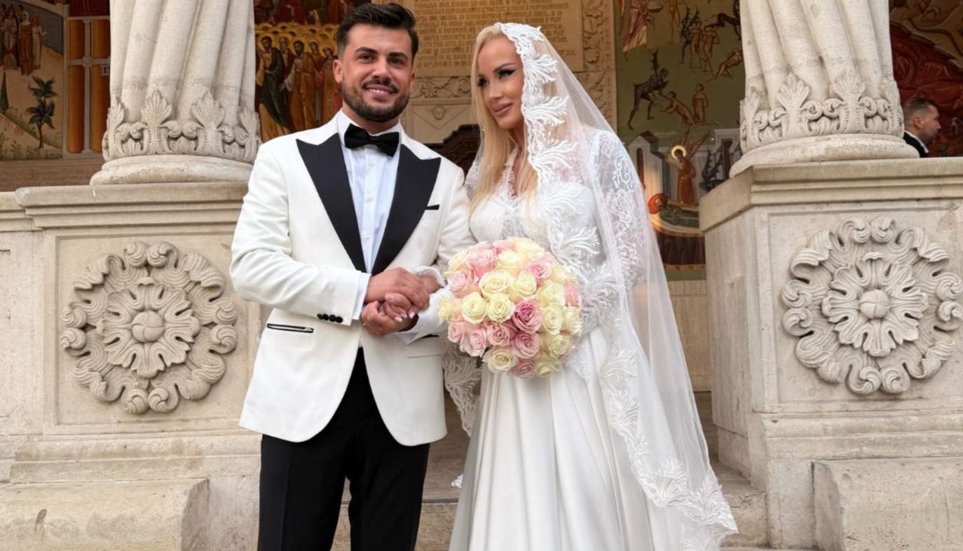 Simona Trașcă și Marian Buzilă, la biserică