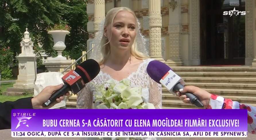 Elena Mogîldea , la nuntă