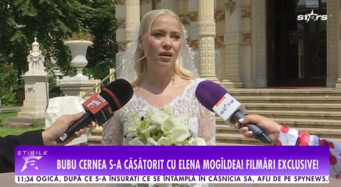 Elena Mogîldea , la nuntă