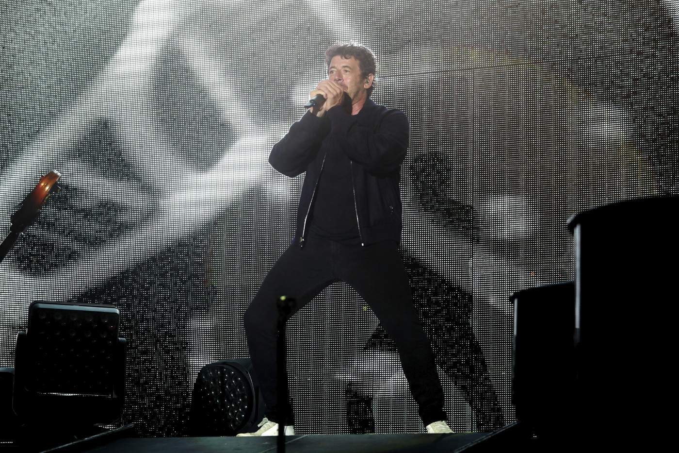Patrick Bruel în concert cu ocazia Festivalului Aio din Ajaccio, Corsica, pe 9 august 2019