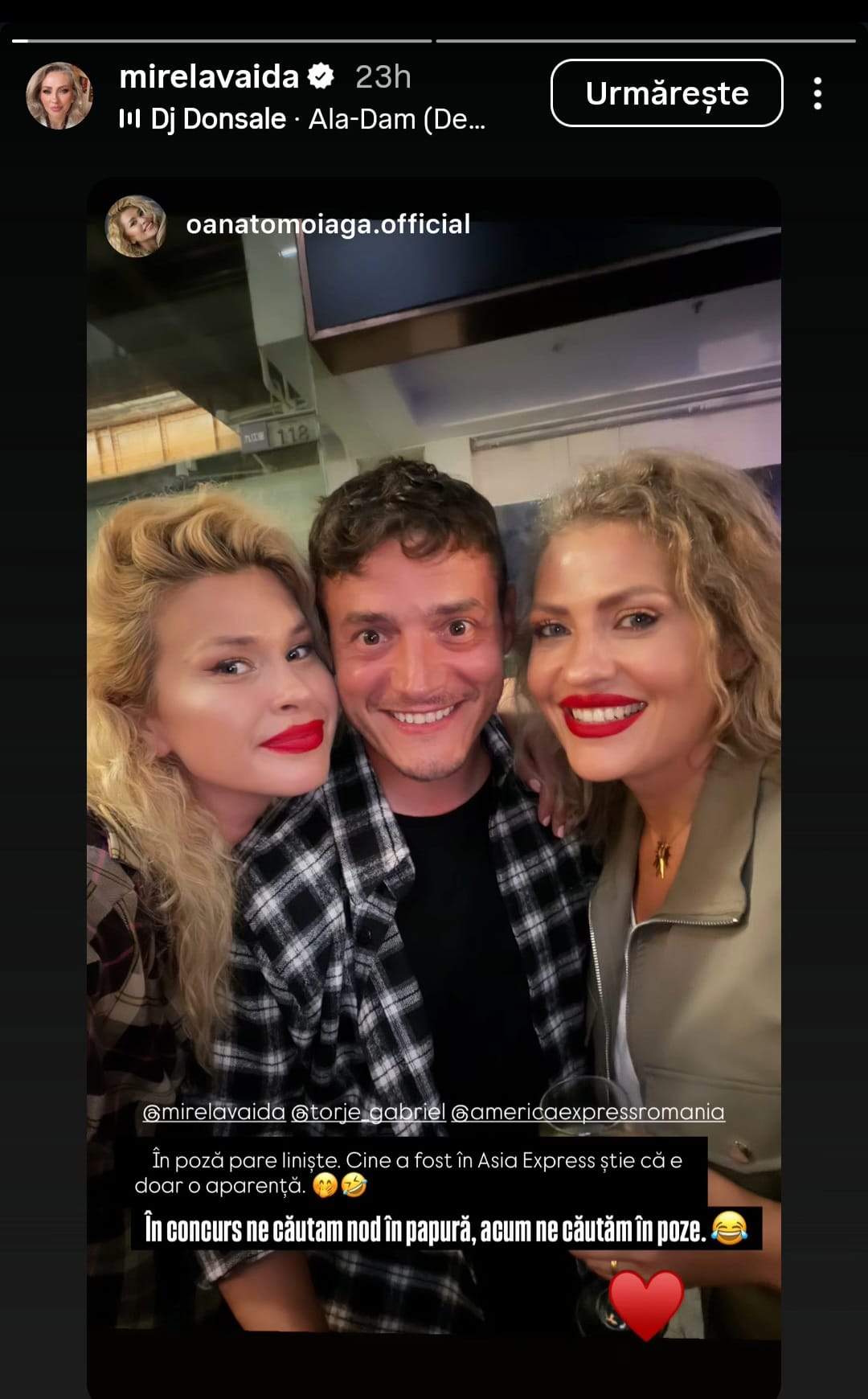 mirela vaida, oana tomoiaga si gabi torje