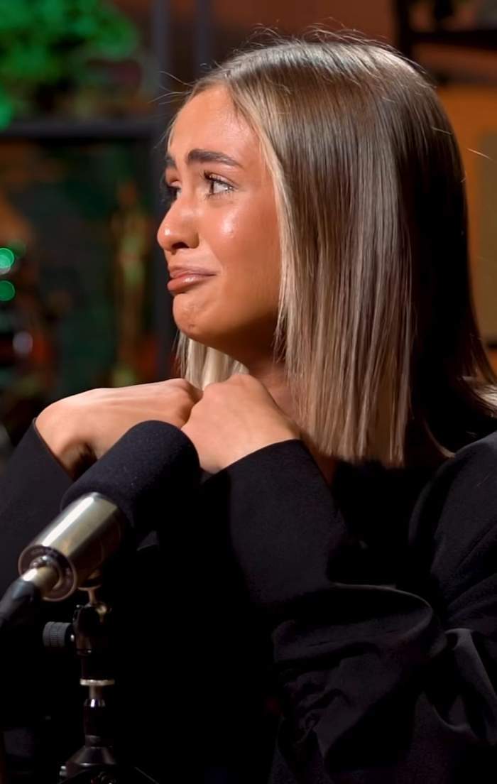 Iuliana Beregoi, plângând