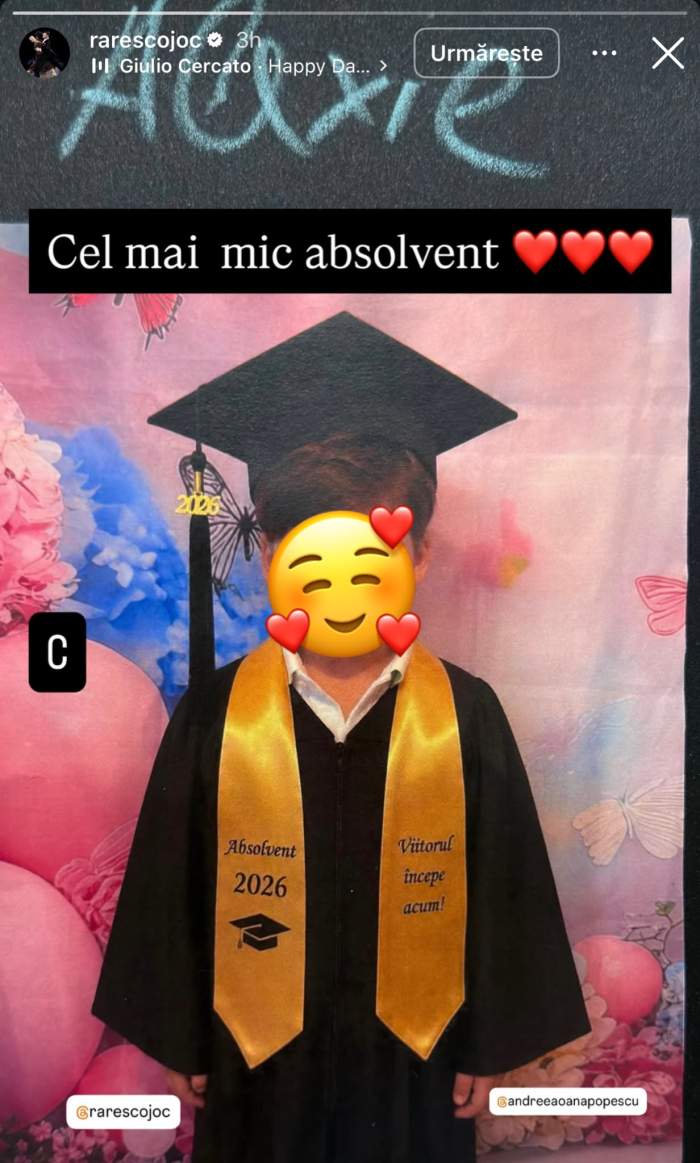 Fiul cel mic al lui Rareș Cojoc
