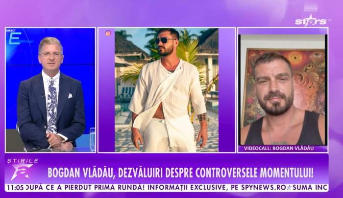 Bogdan Vlădău, la Știrile Antena Stars