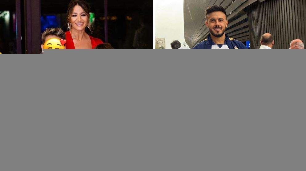 Colaj foto cu Claudia Pătrășcanu, Gabi Bădălău și copiii lor