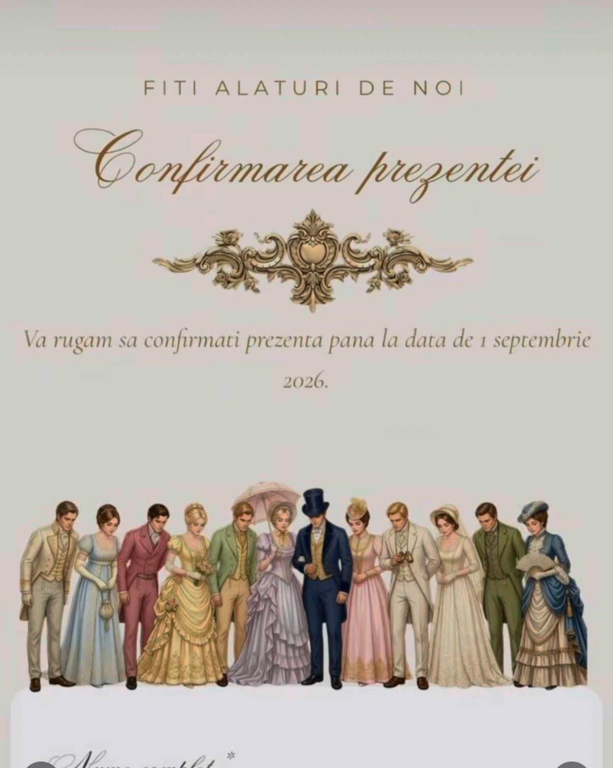 Invitație de nuntă