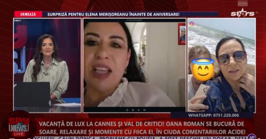 Oana Roman la SPYNEWS TV