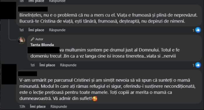 Mama Cristinei Petre, înțepătură la adresa lui Andrei Rotaru. Tanța Blonda nu l-a menajat deloc