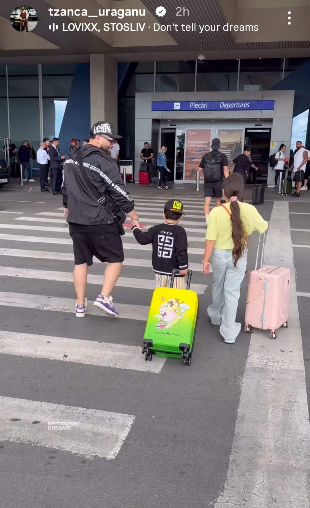 Tzancă Uraganu a plecat cu Lambada din țară, la o zi după aniversarea fiicei sale! Unde sunt cei doi