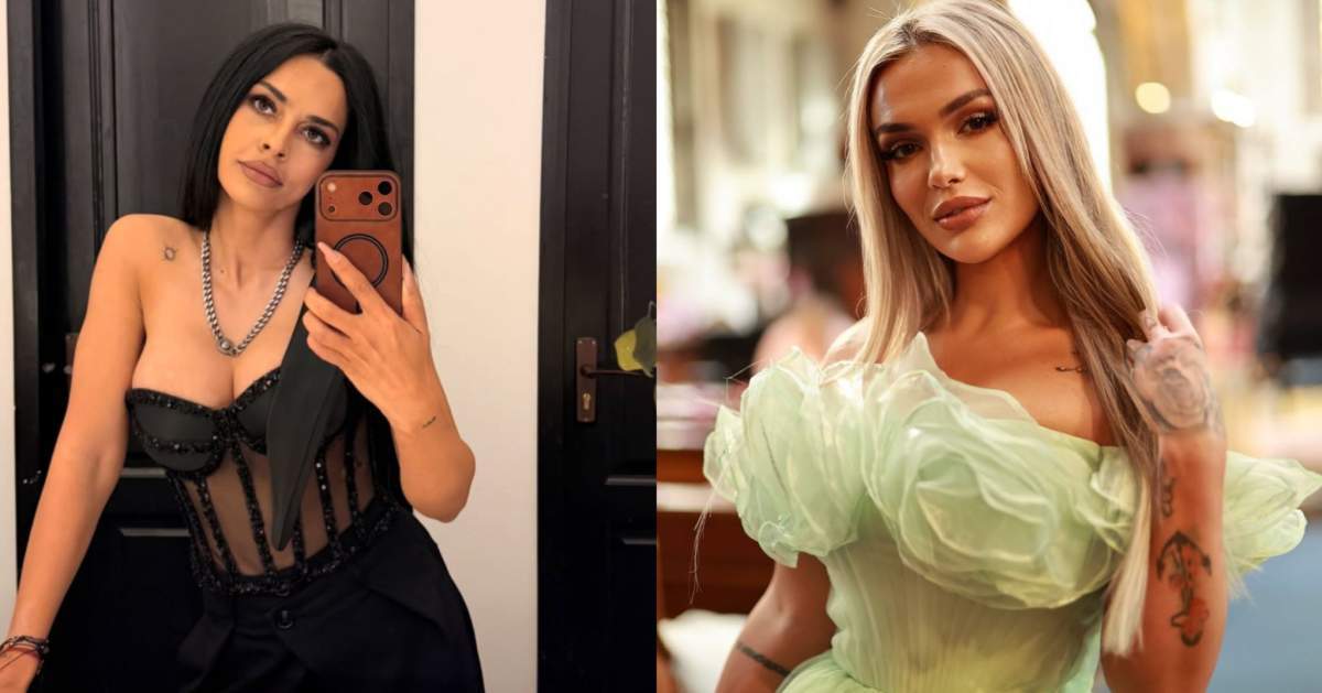 Colaj foto cu Ema Oprișan și Ella Vișan