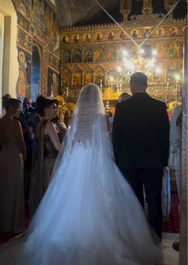 Maria și Ștefan de la Mireasa s-au căsătorit religios! Imagini superbe de la nunta lor