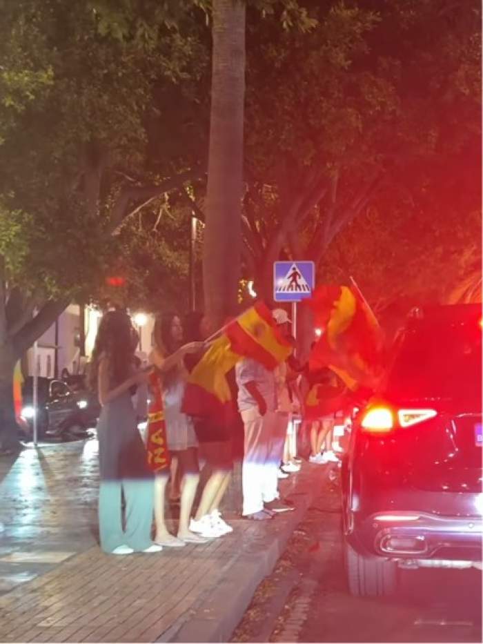 Imagini incendiare din vacanța Andrei și a lui Cătălin Măruță. Ce au făcut pe străzile din Spania