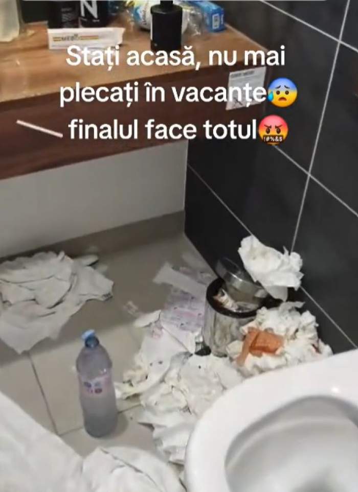 Ce au lăsat în urma lor niște turiști în camera de hotel. O româncă este revoltată