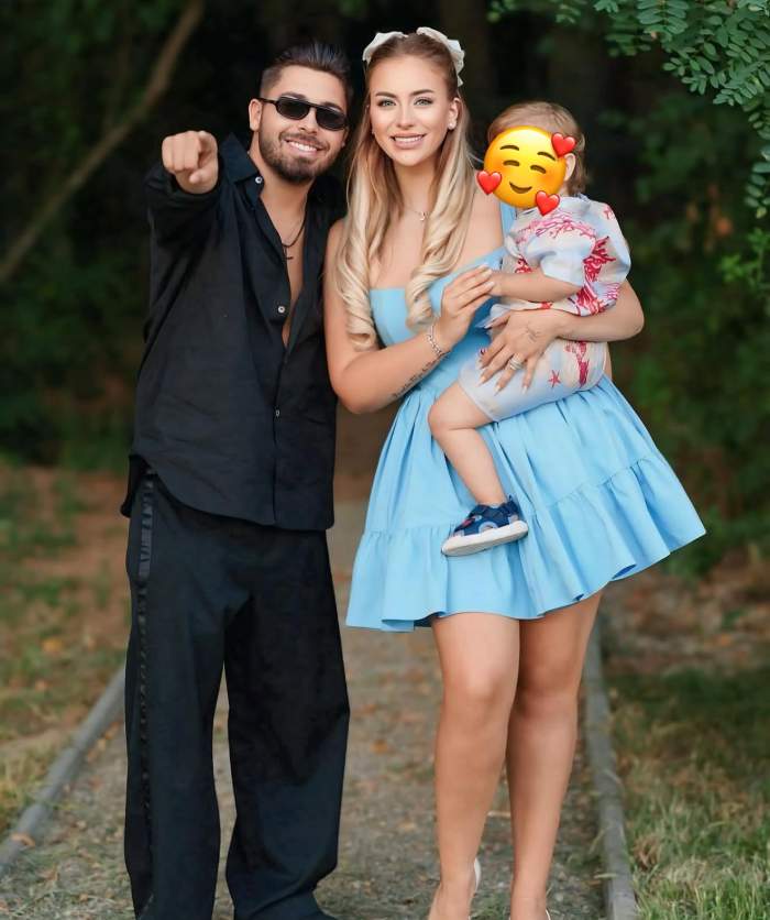 Luis Gabriel și Haziran, alături de fiul lor
