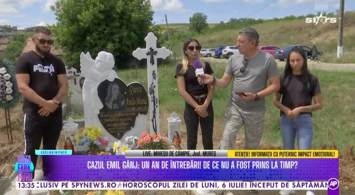 Familia victimei lui Emil Gânj, primele declarații după ce mormântul Andei Gyurcă a fost profanat: "Numai el poate să fie"
