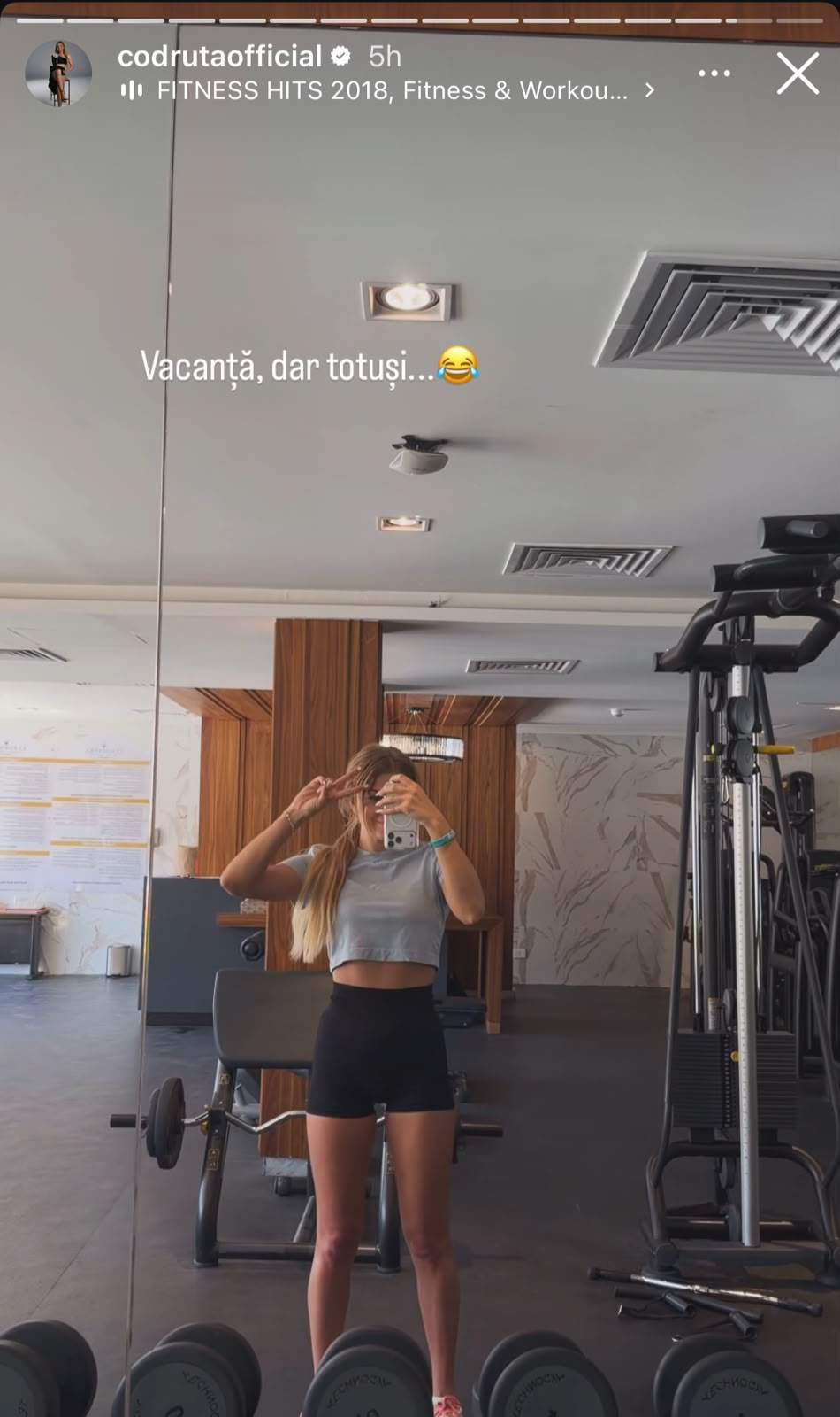 Codruța Filip, în sală