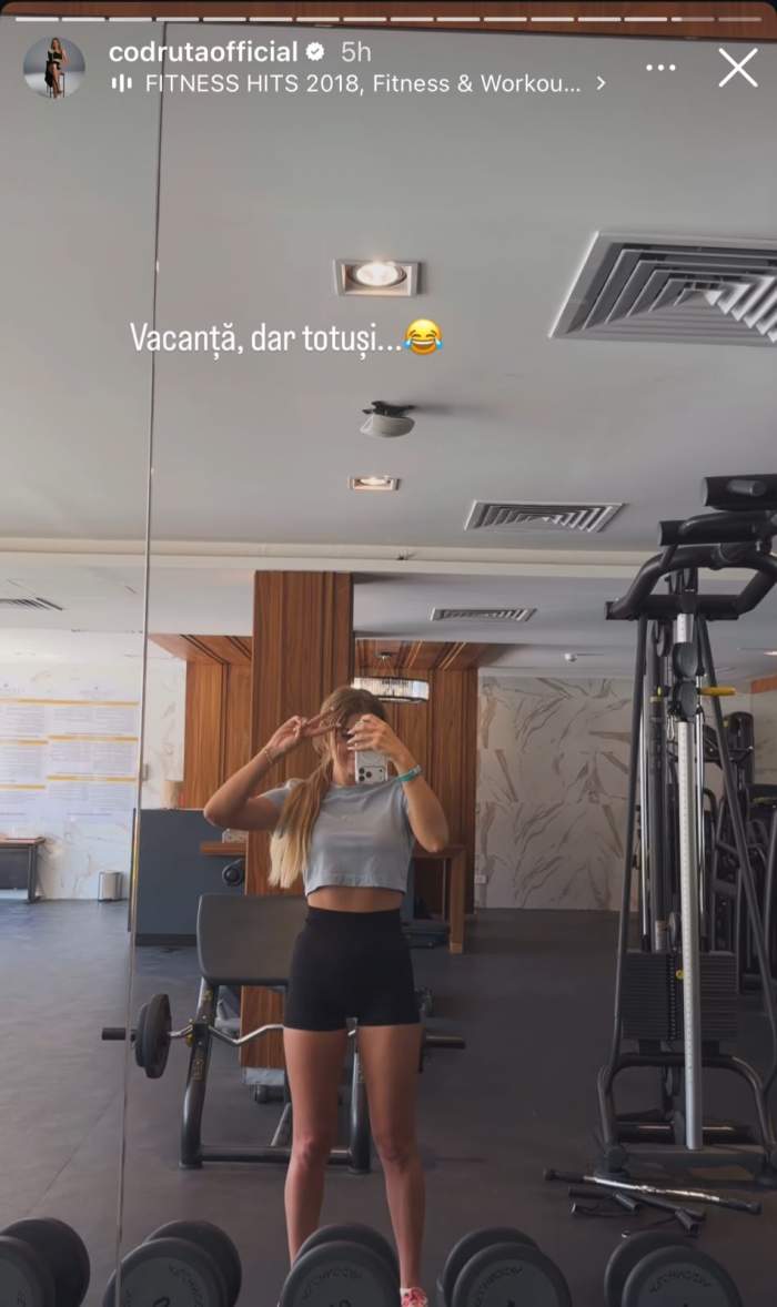 Codruța Filip, în sală