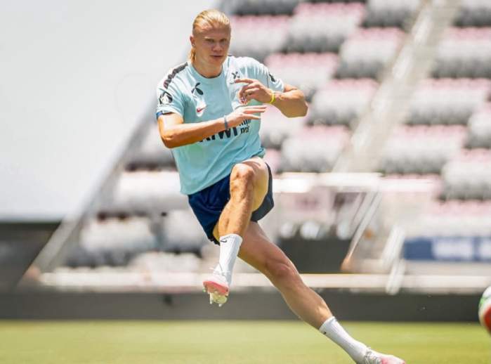 Erling Haaland, pe teren