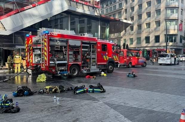 incendiu în Bruxelles