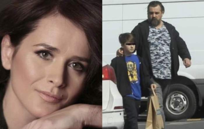 Colaj foto cu Mădălina Manole și fiul ei