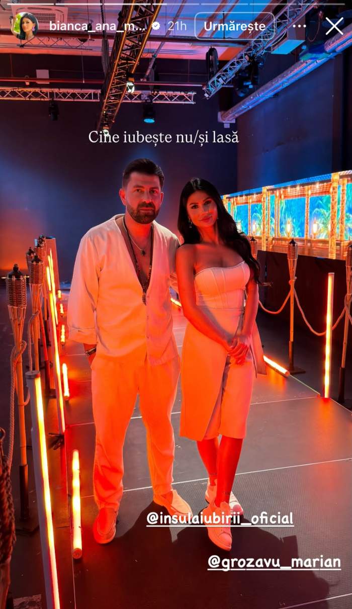 Bianca Dan, alături de Marian Grozavu