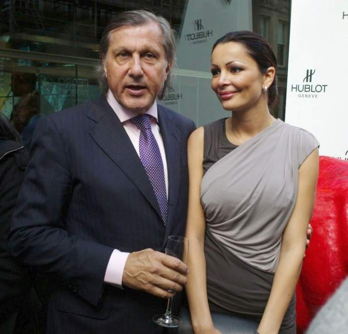 Brigitte Pastramă și Ilie Năstase, la un eveniment