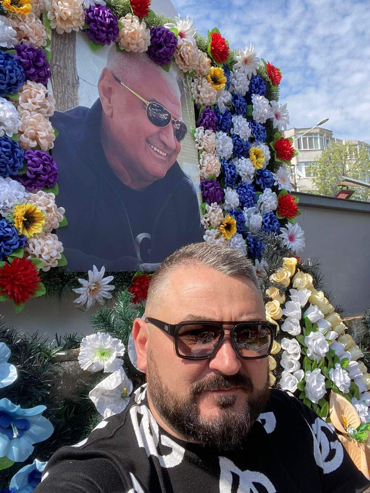 Marian Buricea la mormântul tatălui