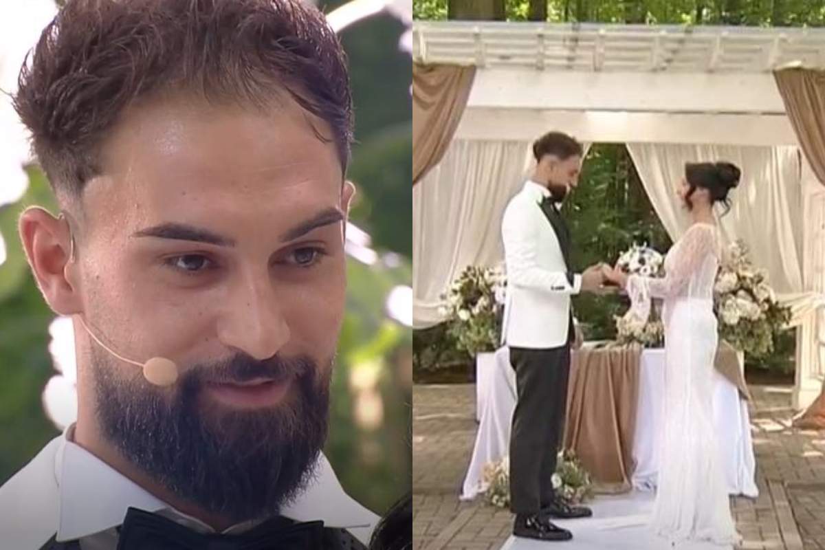 Părinții lui Alexandru de la Mireasa nu au fost prezenți în Finală. Concurentul s-a căsătorit cu iubita lui, Giulia. Ce și-au promis cei doi