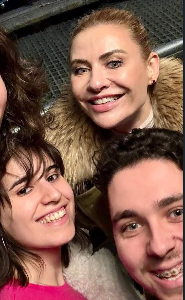 Adina Buzatu, fiica și ginerele