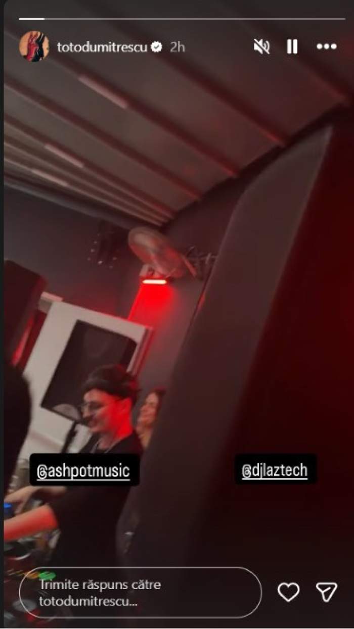 Toto Dumitrescu, party ca în vremurile bani! Fiul lui Ilie Dumitrescu s-a distrat în club