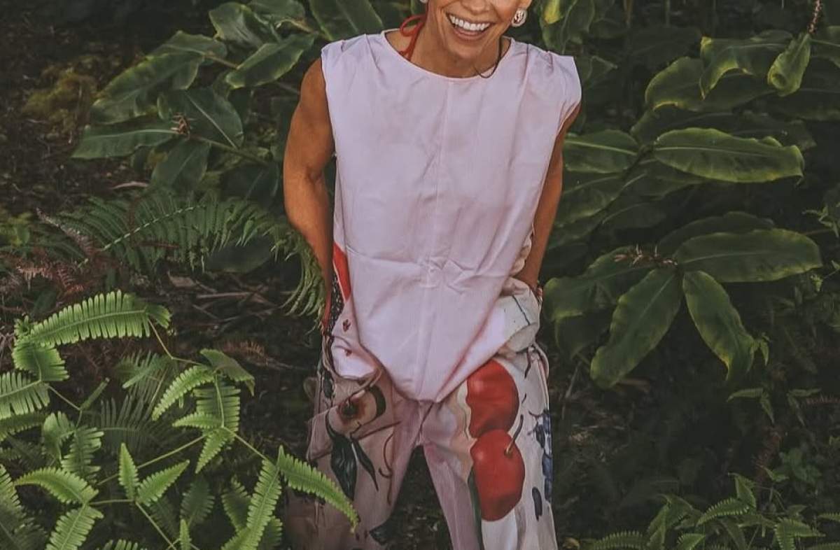 Evangeline Lilly, în pădure