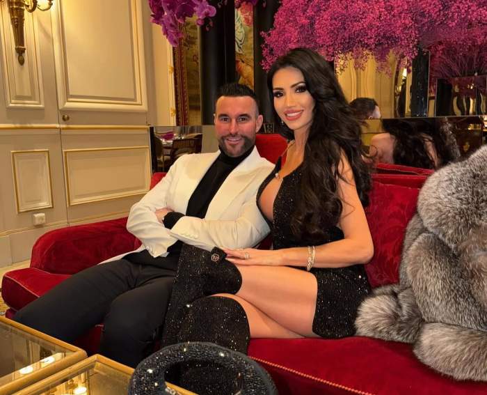 Andreea Sasu și Philipp Plein, îmbrăcați elegant