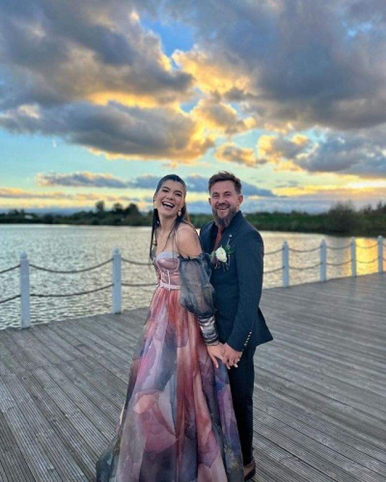 ileana sterp si daniel aloman impreuna pe ponton