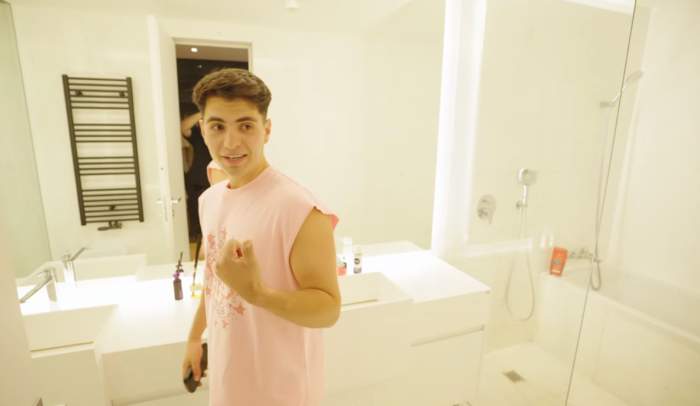 Penthouse-ul în care s-au mutat Bisoi și iubita este uriaș! Cum arată noua locuință a vloggerului | FOTO