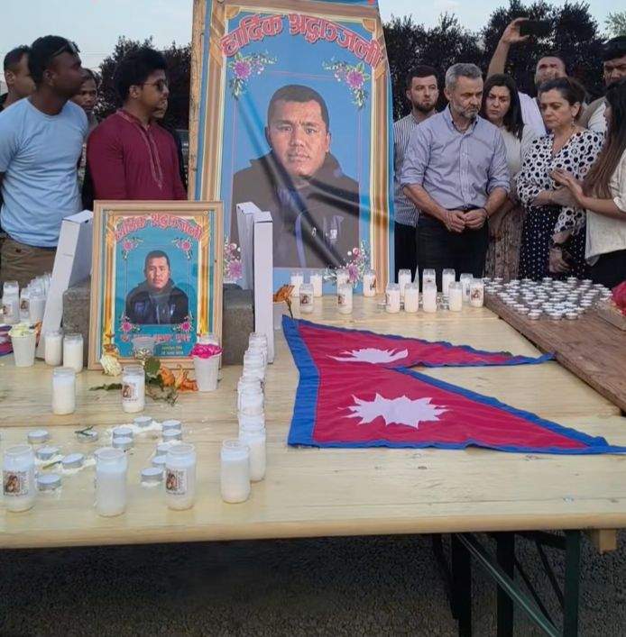 Poza bărbatului decapitat într-un abator