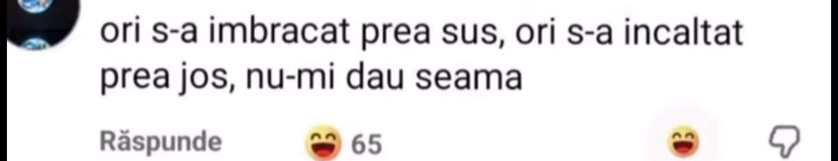Comentariul de pe Facebook