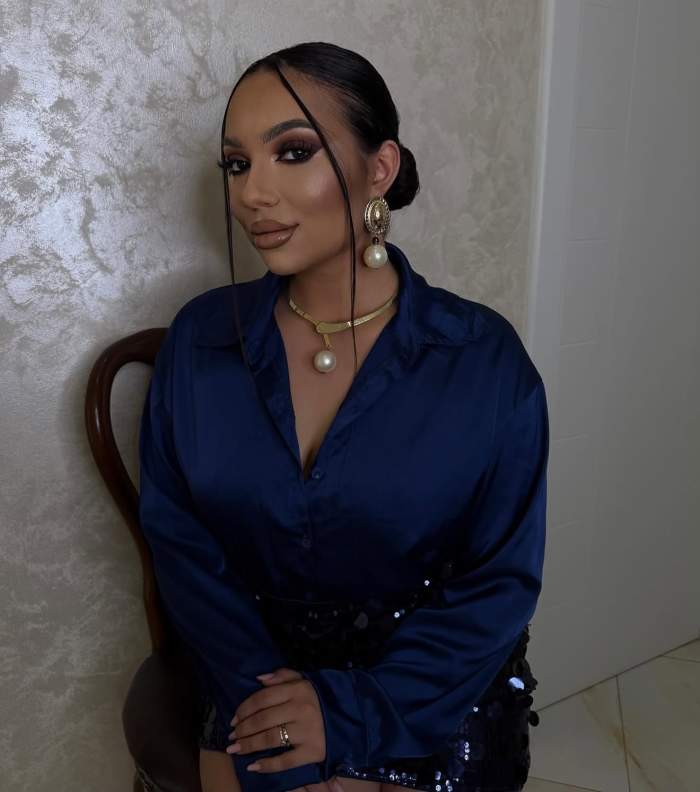 Adriana Simionescu, machiată și aranjată