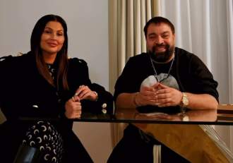 Florin Salam și Roxana Dobre au fost nași de cununie! Soția manelistului a atras toate privirile