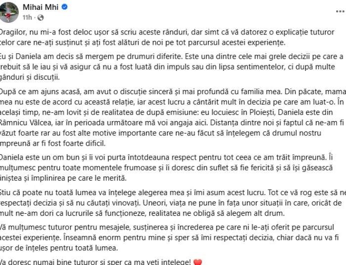Mesajul lui Mihai