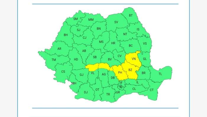 harta județelor afectate