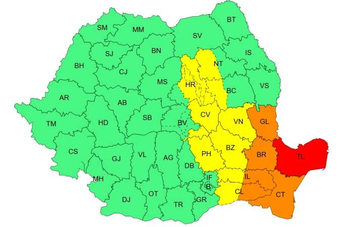 harta României