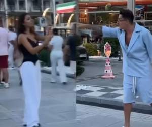 Bogdan de la Ploiești, filmat în timp ce țipă la Vanessa în plină stradă: ”Mai are puțin și o bate” | VIDEO