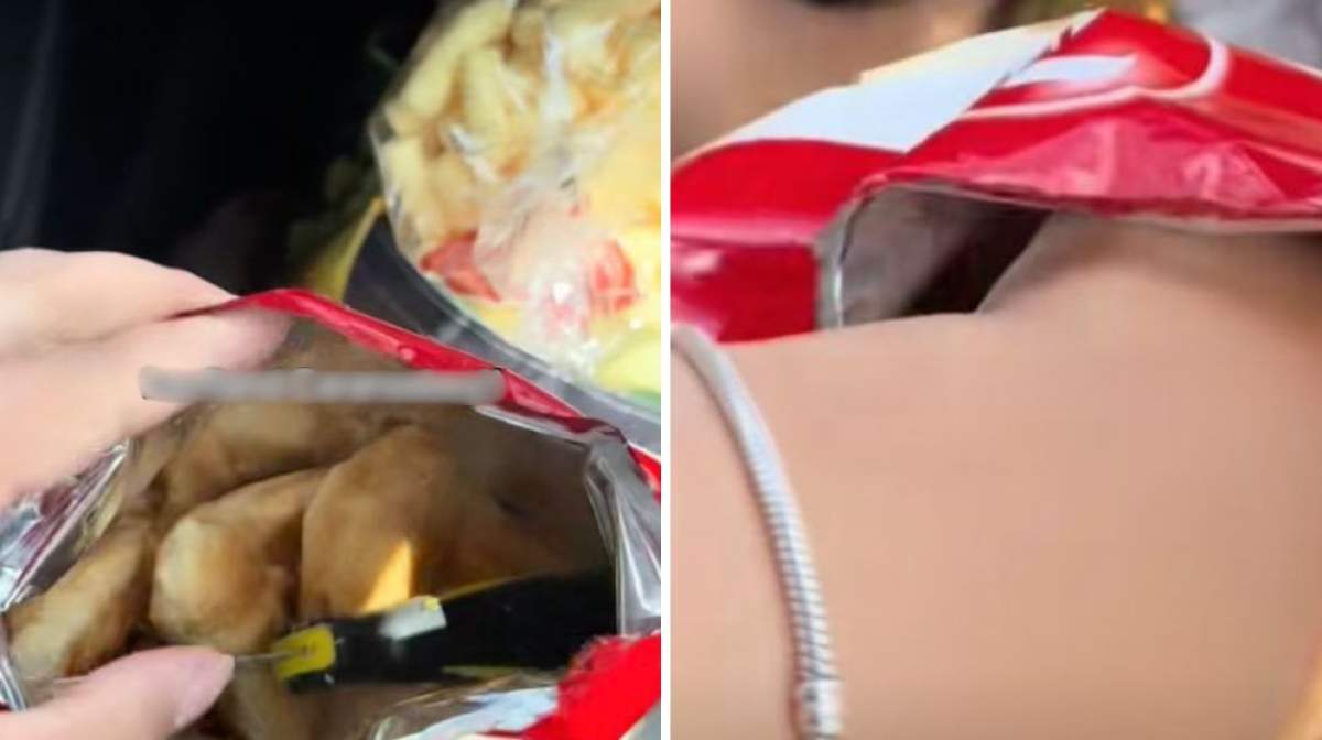 Incredibil ce a găsit o tânără într-o pungă de mini croissante! A rămas fără cuvinte