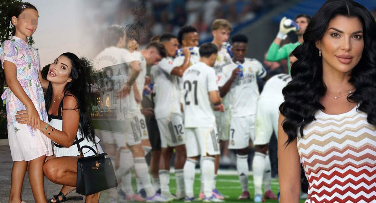 Fiica Andreei Tonciu, „în grija” unui mare fotbalist de la Real Madrid! Cum s-a împrietenit cu el