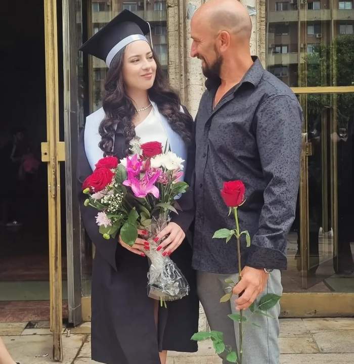 Călin Șerban și fiica lui