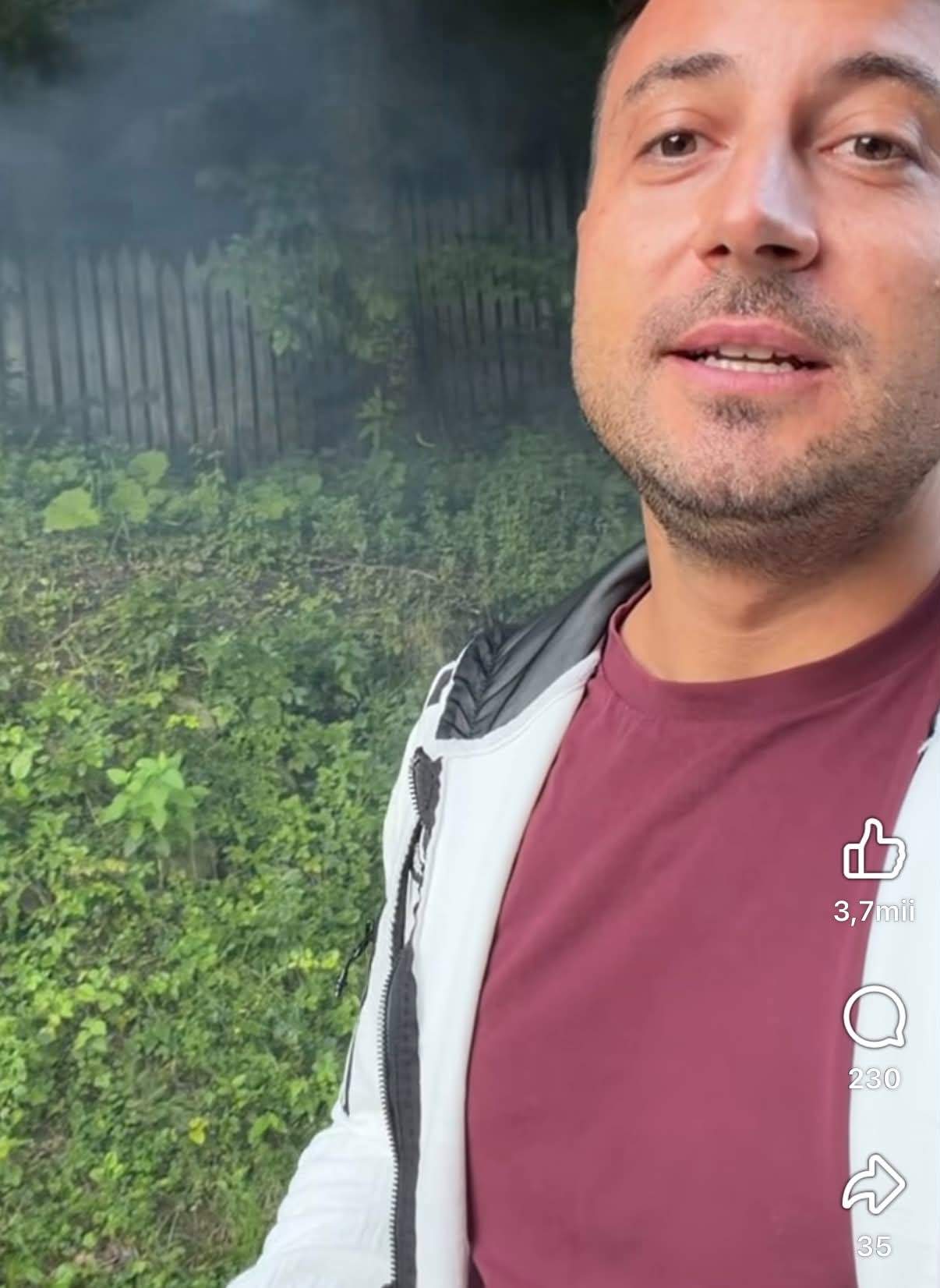 Valentin Sanfira a dat nas în nas cu ursul. Cum a reacționat artistul în acel moment